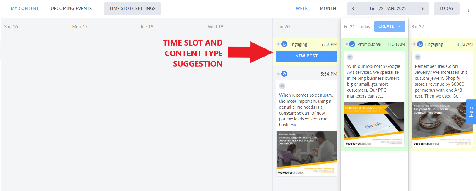 promorepublic schedule posting