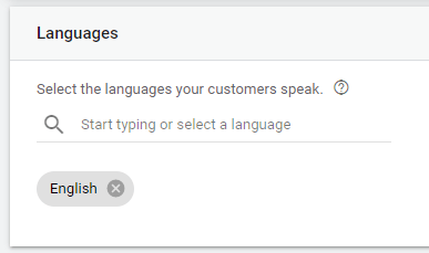 Choose your language