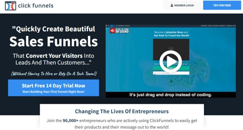 Click Funnels is one of the marketing tools that can be used for physical therapists