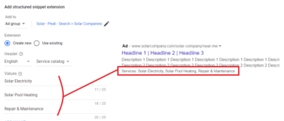 Add structured snippet