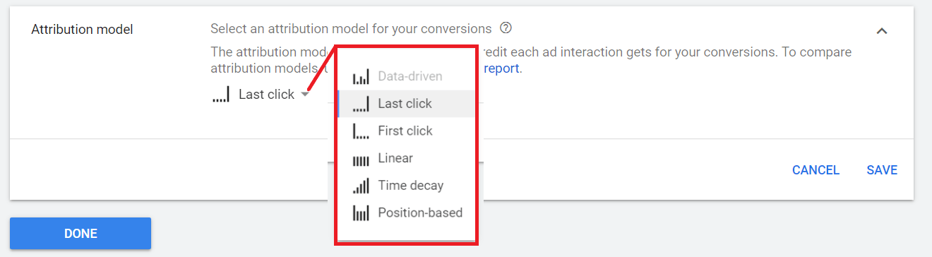 Choose the best Google Ads attribution model for your ad campaign