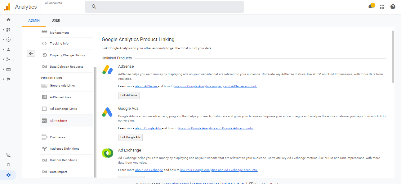 Google products that can be used in integrating your Google Analytics for Physical Therapists