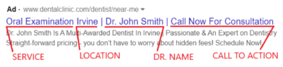 Sample headline for dental services 6