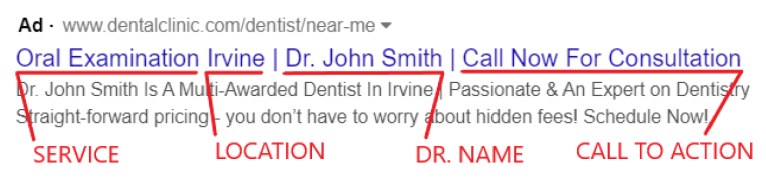 Sample headline for dental services 6