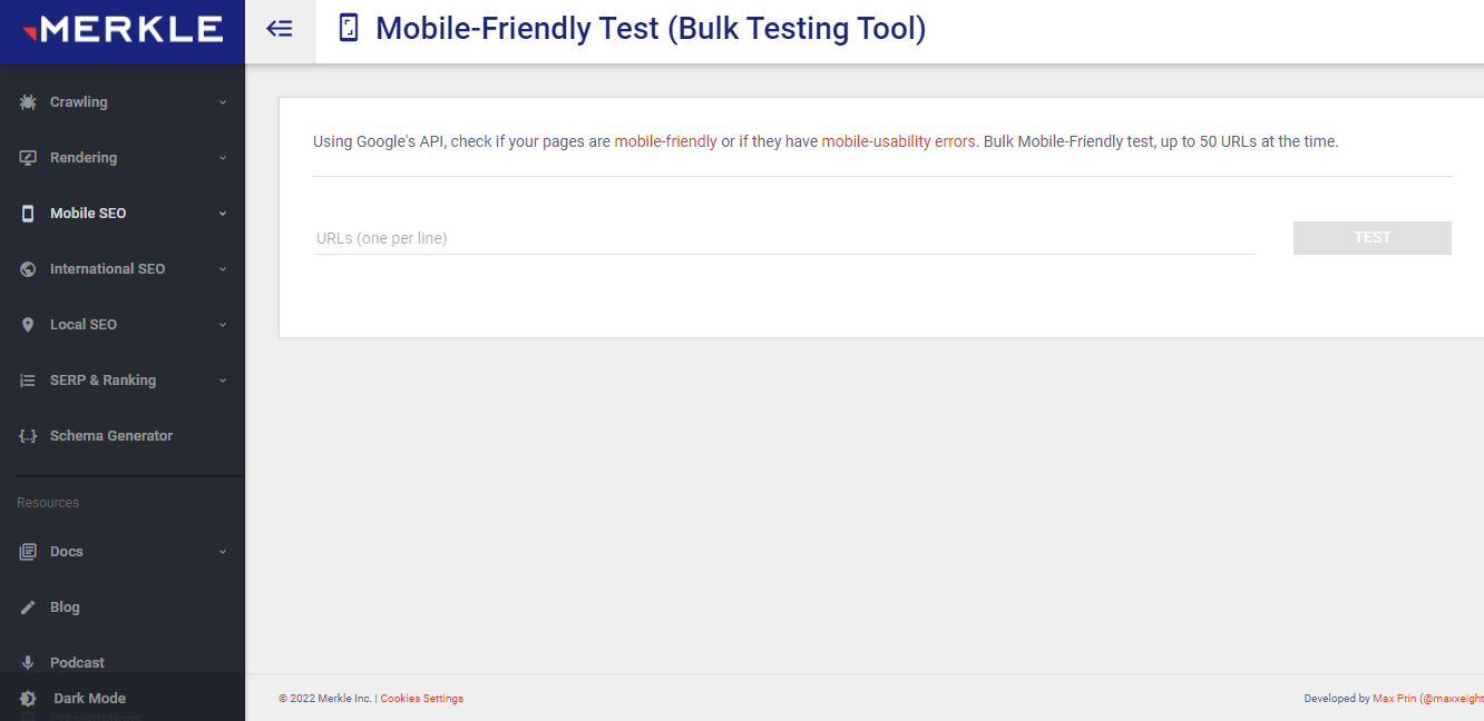 Mobile friendly site checker for chiropractors named Technical SEO