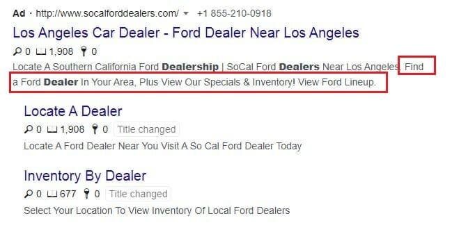 call out extension samples