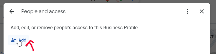 GMB click add button