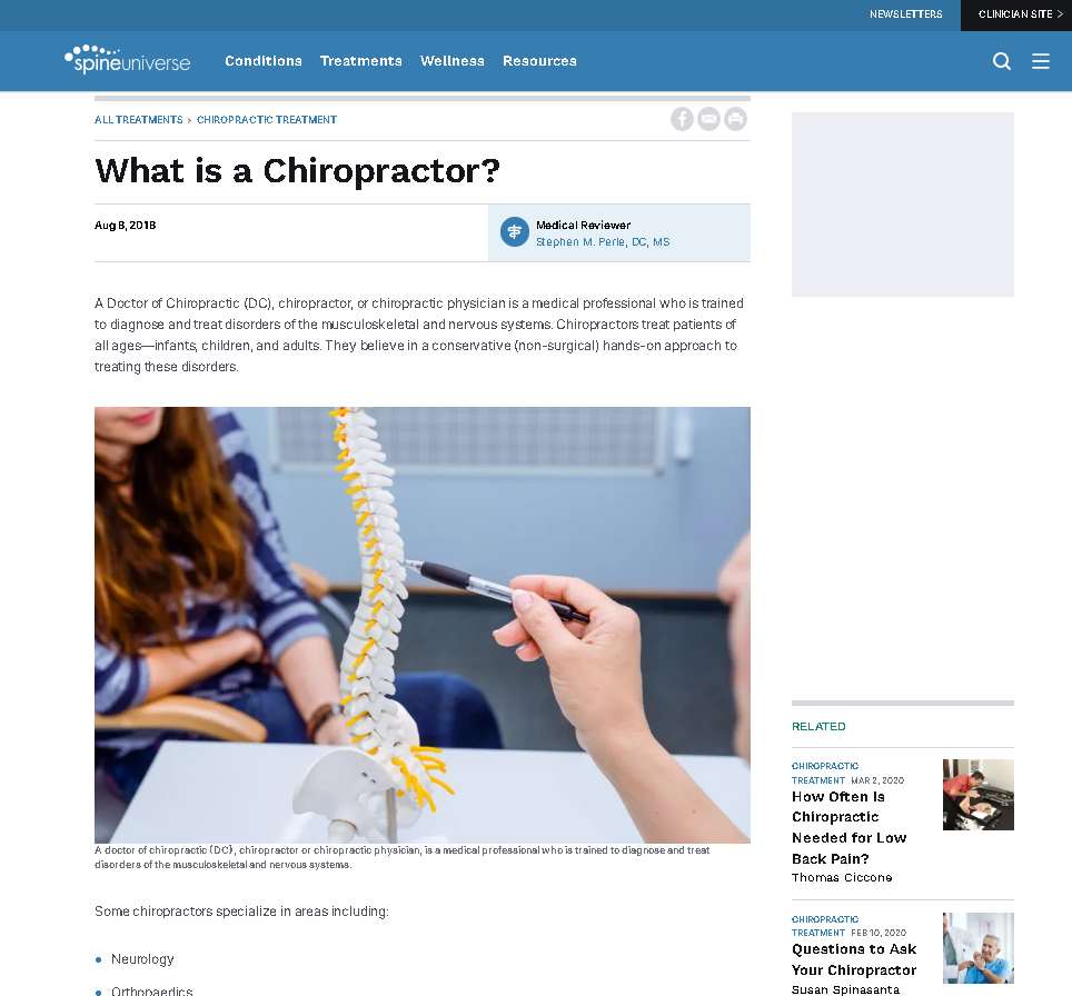 Marketing for chiropractors through blog posts