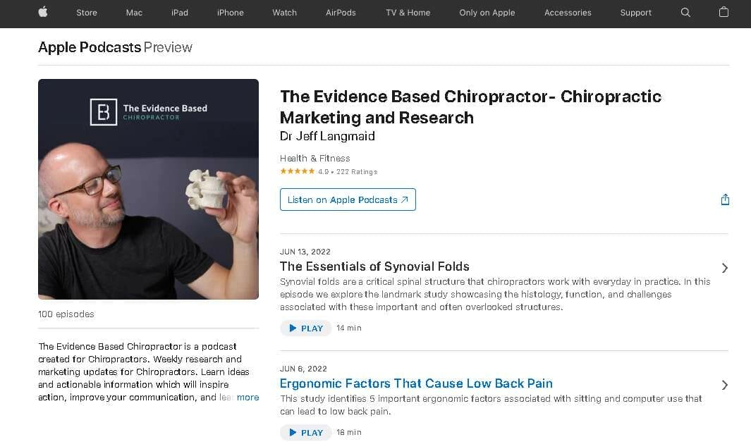 Marketing for chiropractors through podcasts