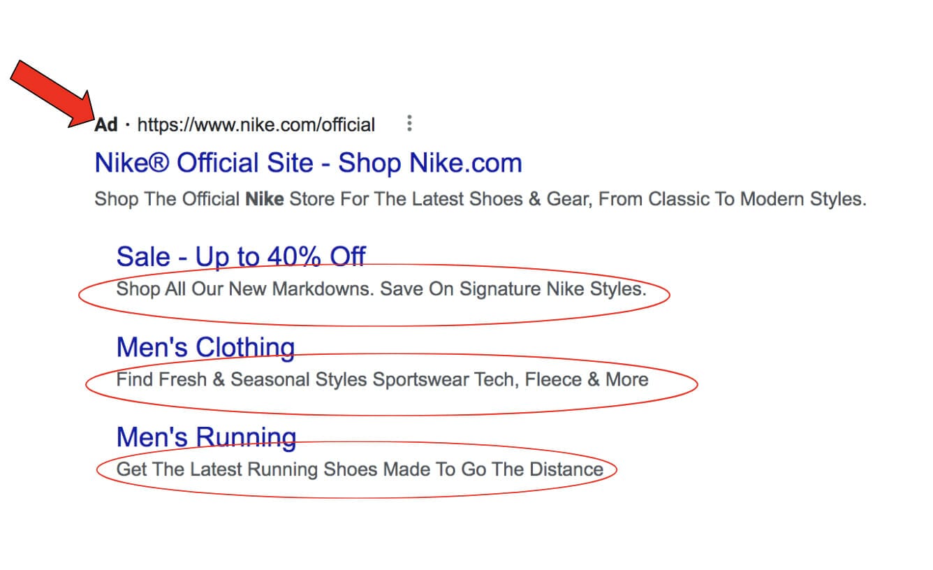 screenshot of snippets