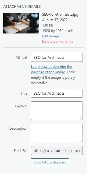 Image and alt tags