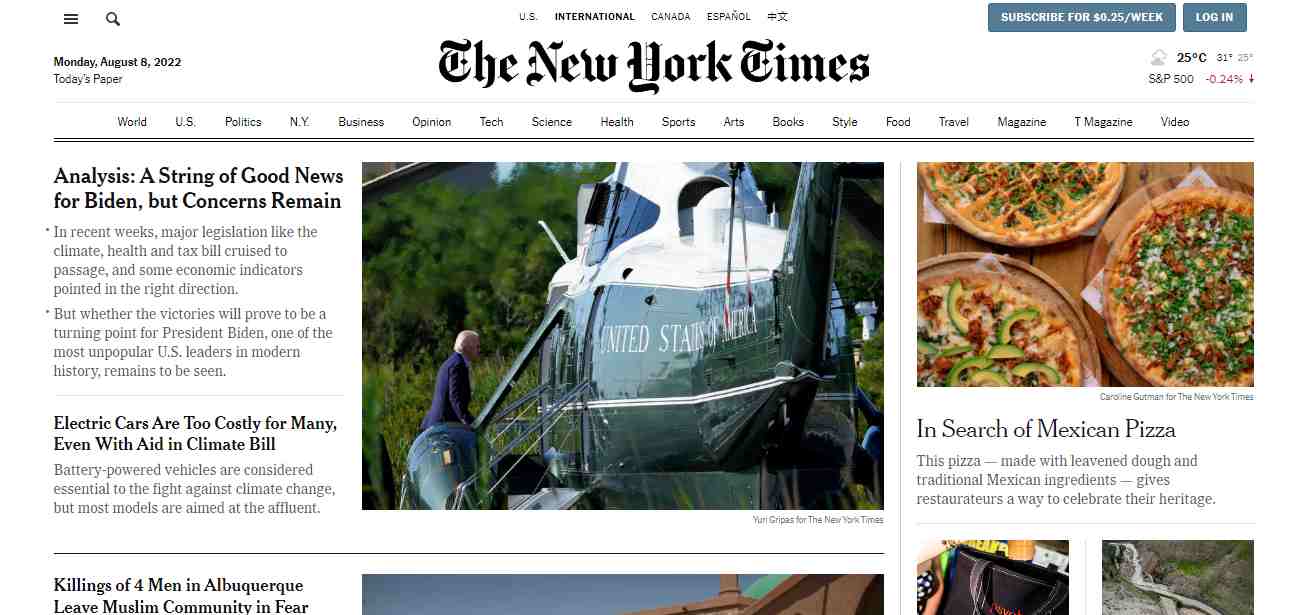 Posts from The New York Times website