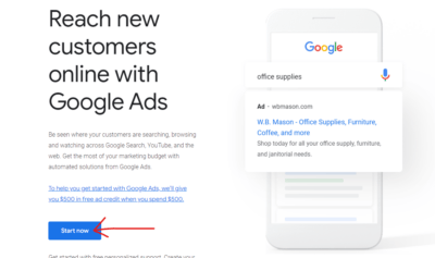 Create a Google Ads account