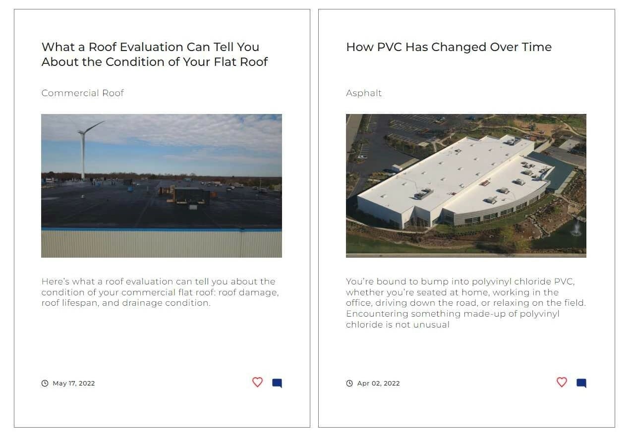 Informative blogs from a roofing company