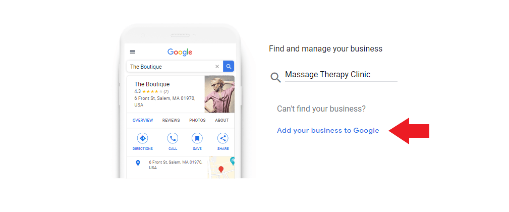 Add business on Google