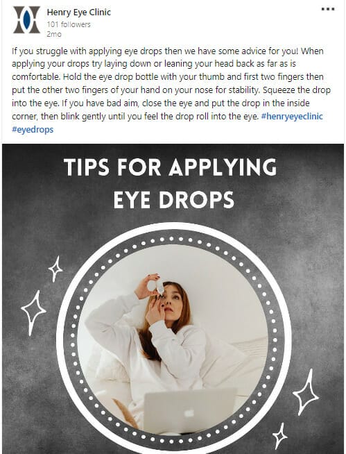 Tips from optometrists
