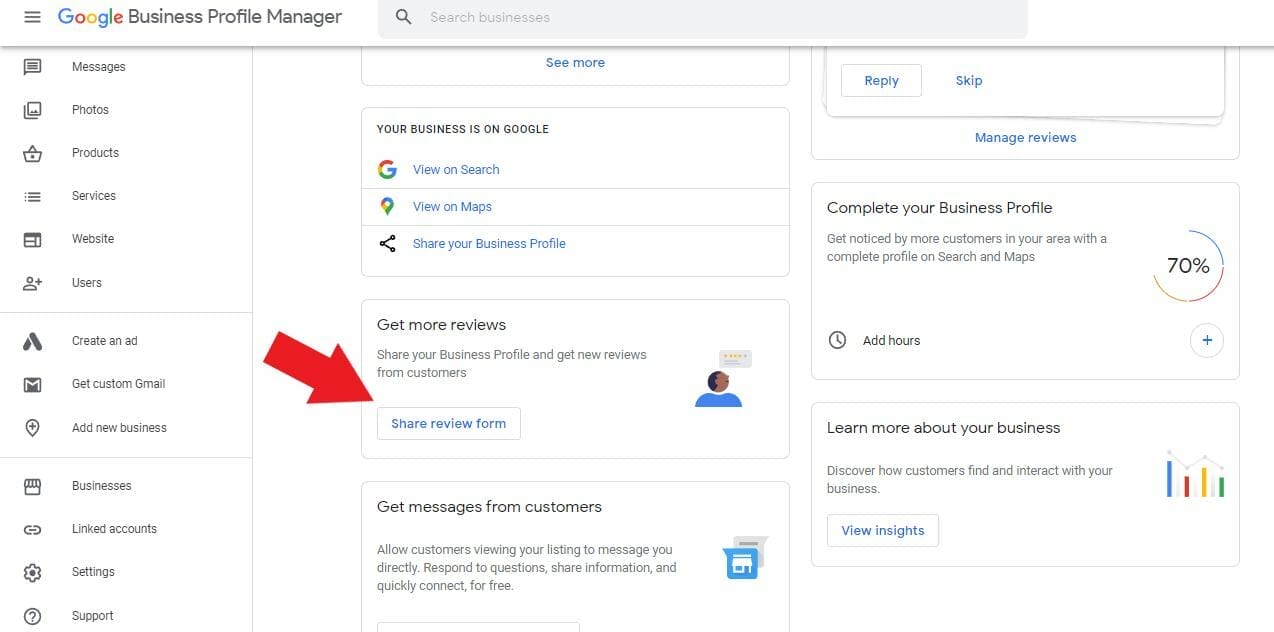 Get more Google reviews