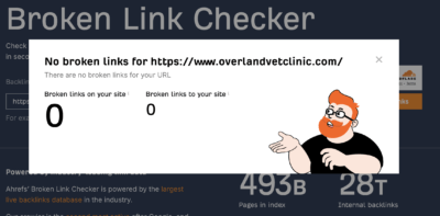 ahrefs free broken link checker