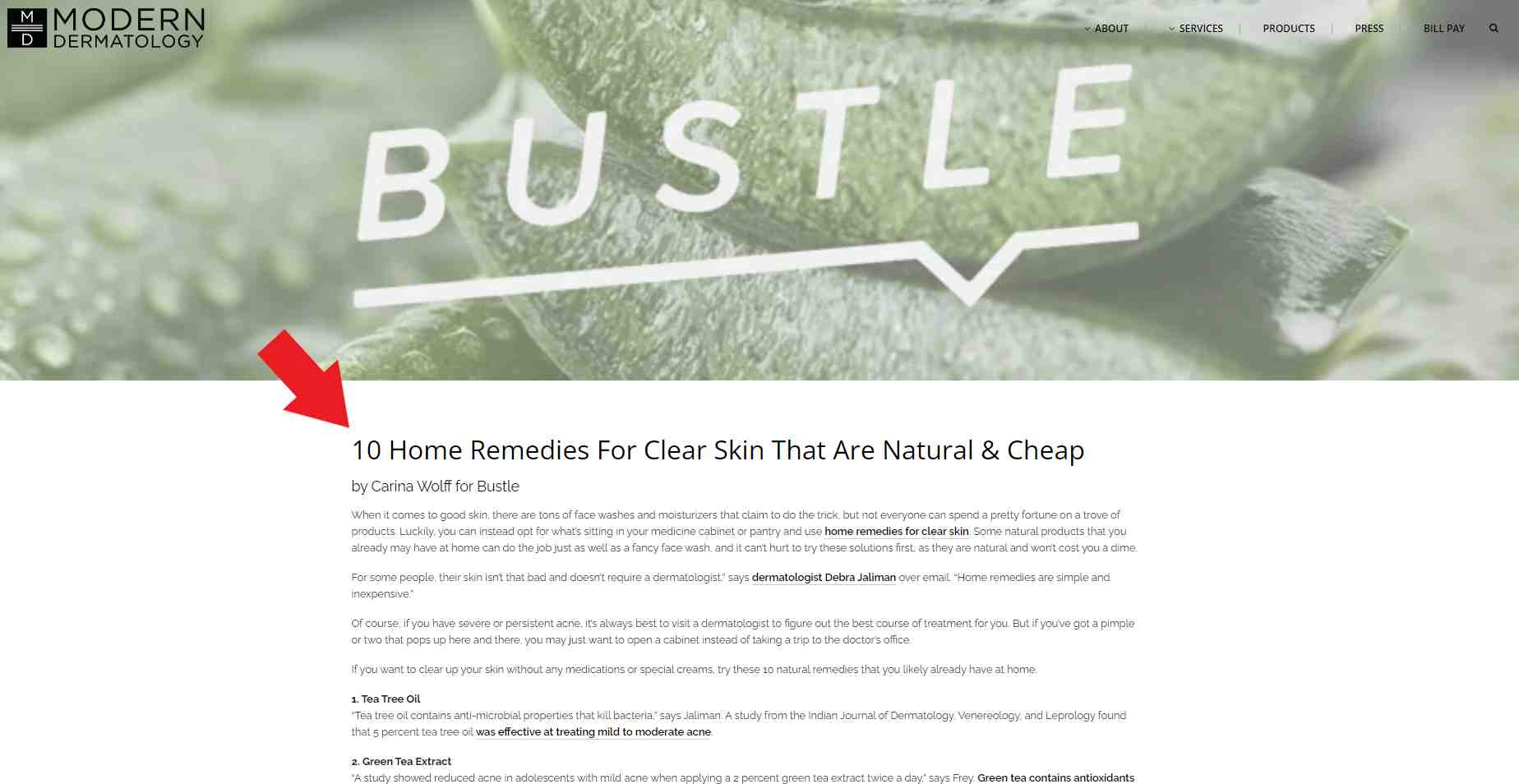 At-home remedies for clear skin