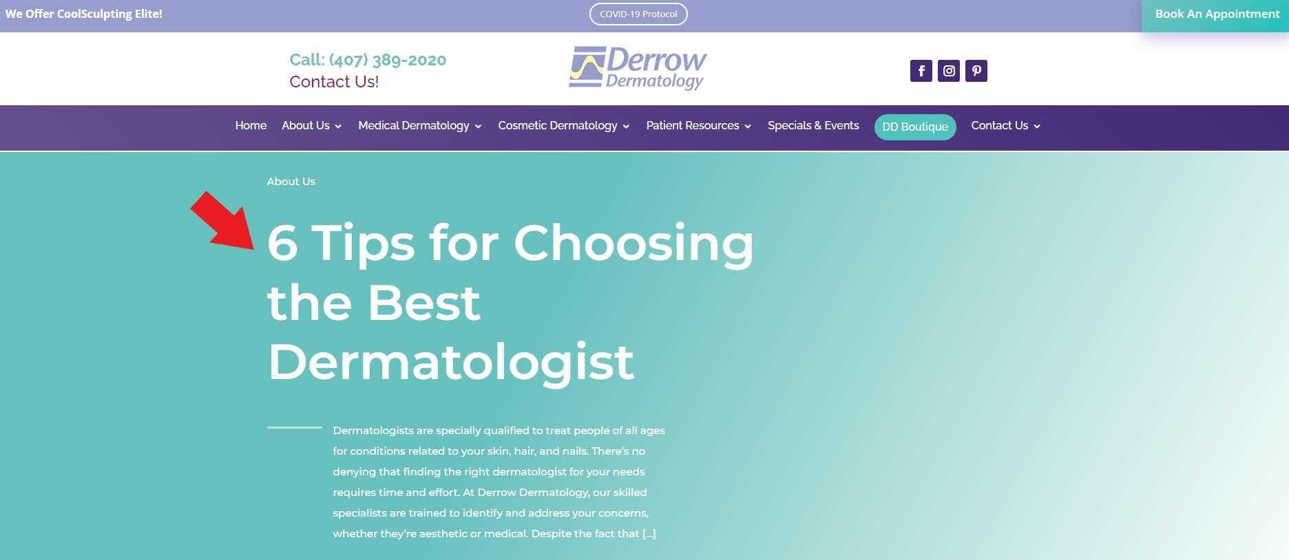 Blog on how to choose the best dermatologist