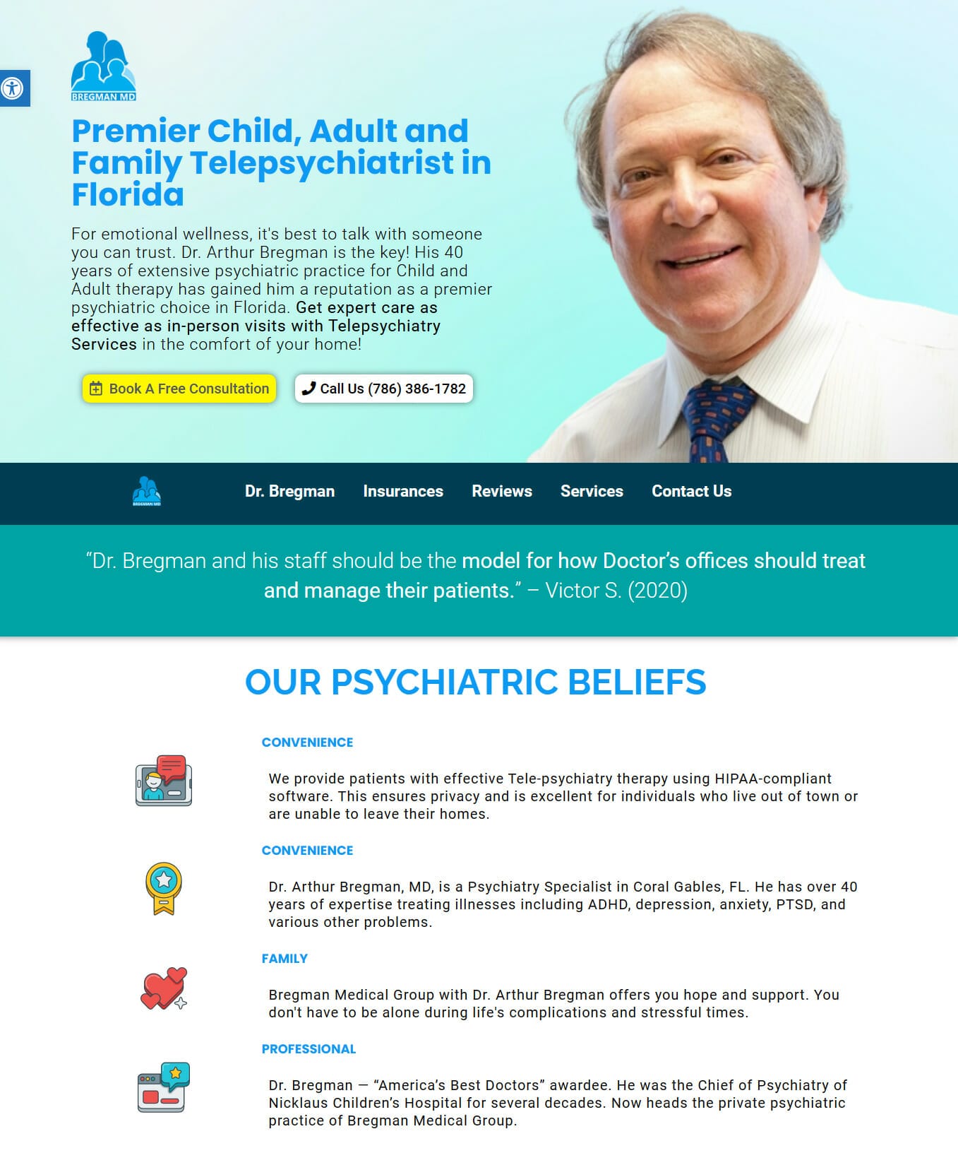 Bregmanmd Landing Pages for Google Ads