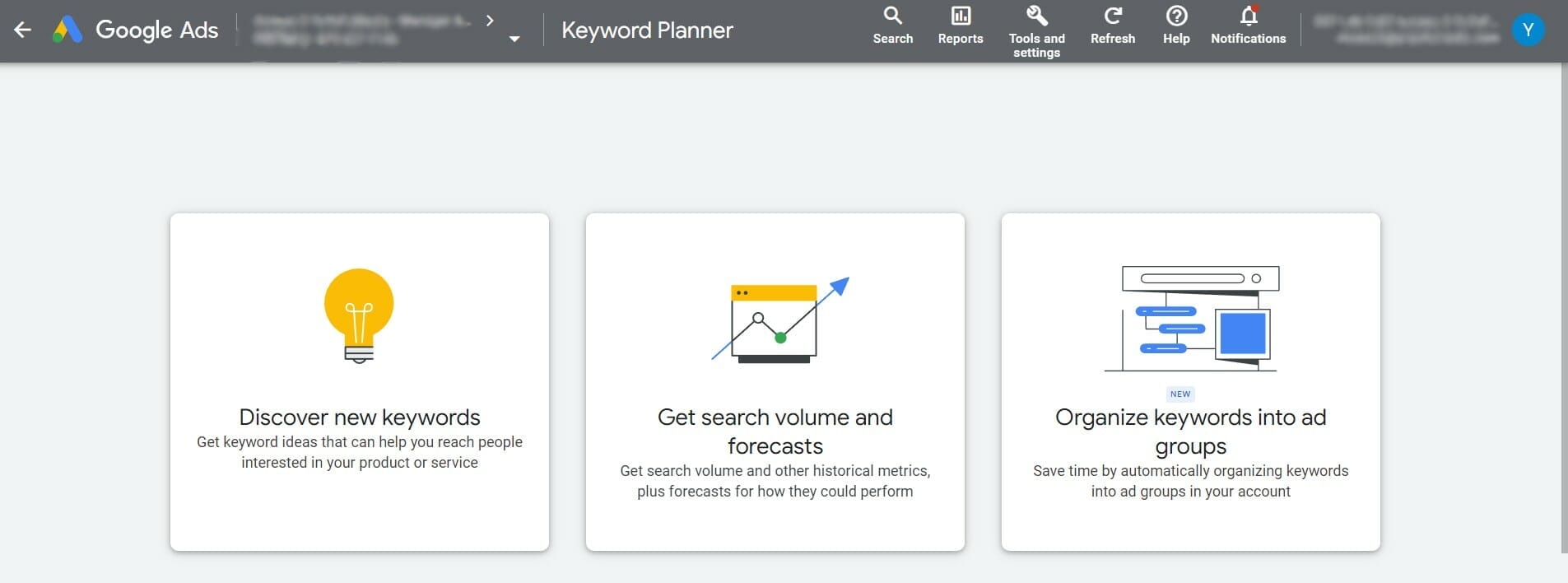 Google Ads keyword planner for driving school