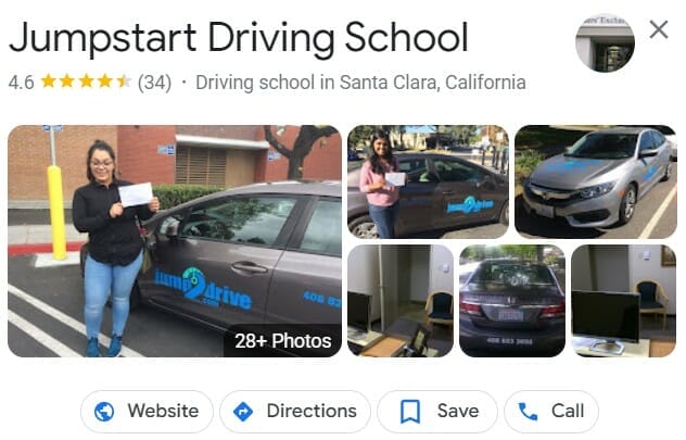 Relevant images posted on driving school Business profile