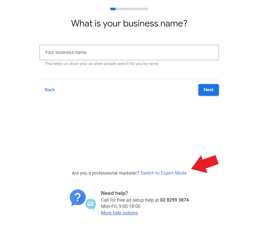 Switch to Expert Mode