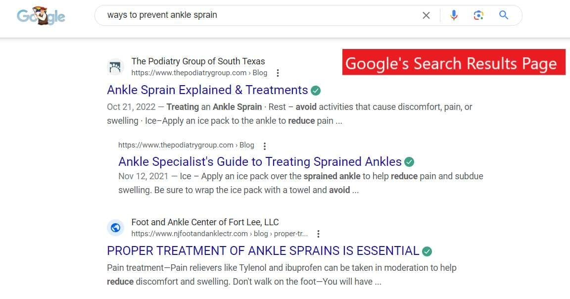 Search Results for the keyword Ways to Prevent Ankle Sprain