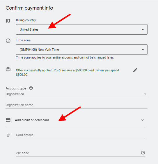 billing information for ppc 