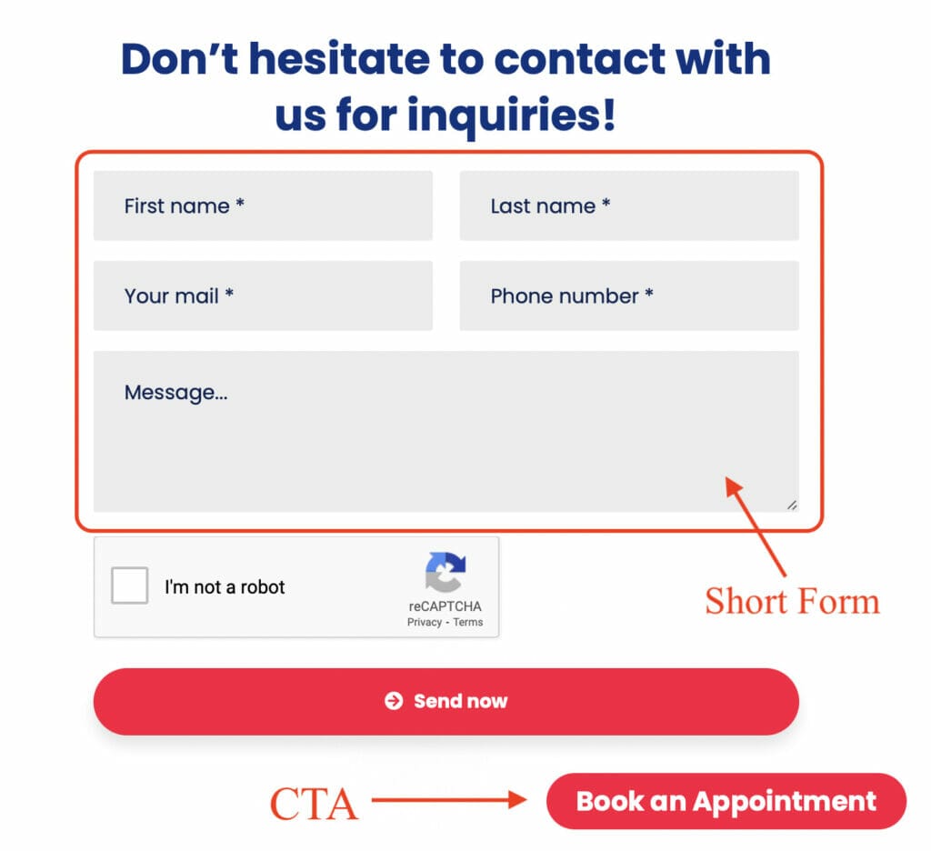 doctors short form ppc