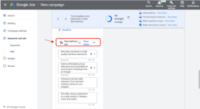 Google Ads for Furniture Stores