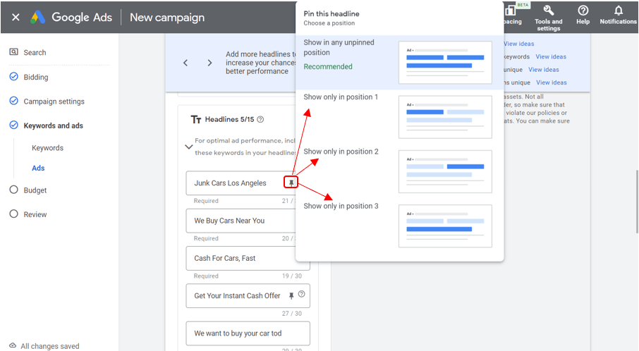Google Ads for Junk Car Business