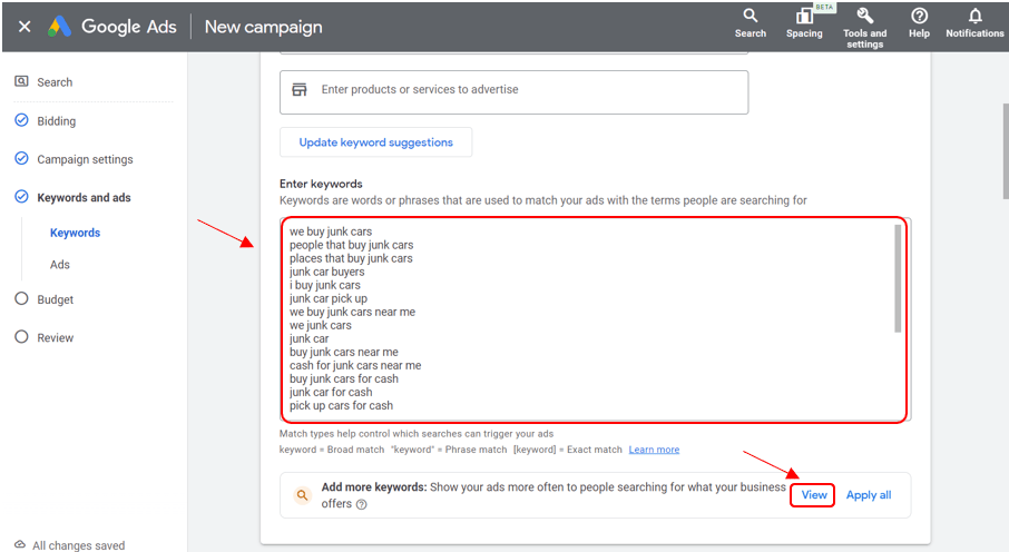 Google Ads for Junk Car Business