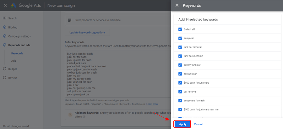 Google Ads for Junk Car Business