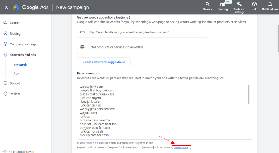 Google Ads for Junk Car Business