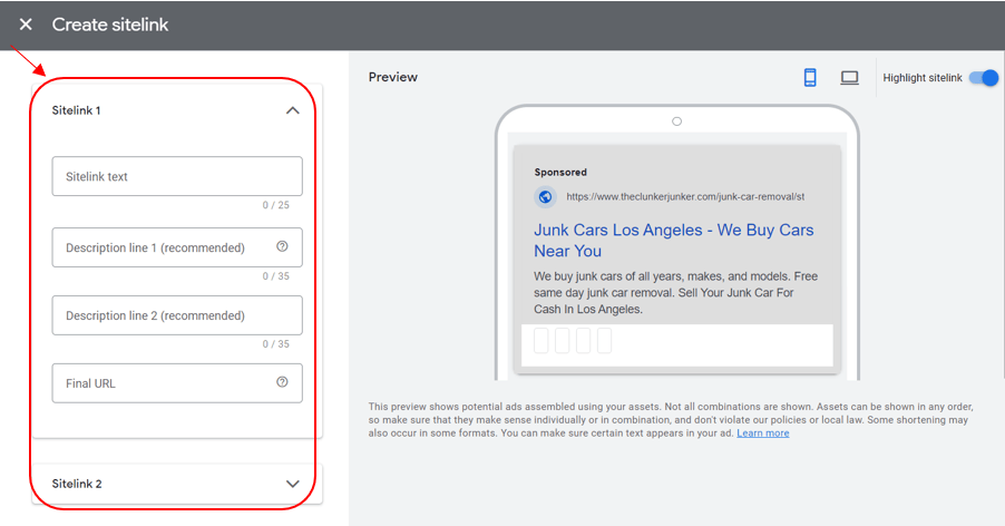 Google Ads for Junk Car Business
