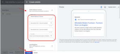 Google Ads for Furniture Stores
