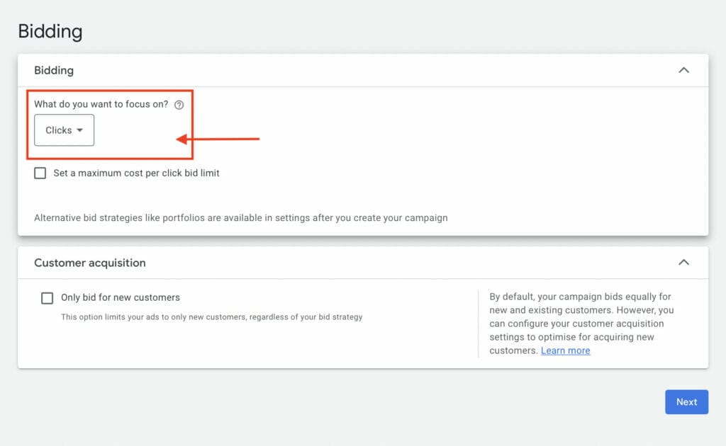 bidding settings for ppc campaign for roofing campaigns