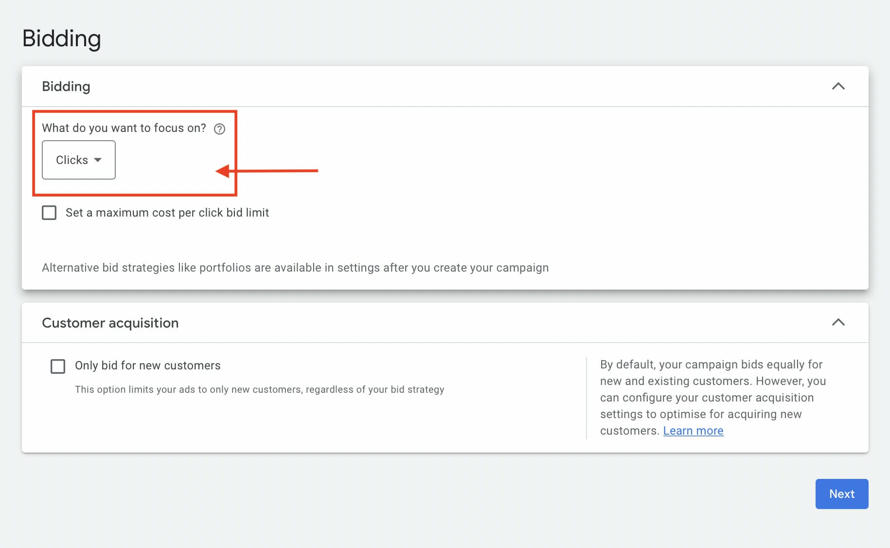bidding settings for ppc campaign for gyms
