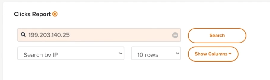 Click reports from clickcease