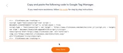ClickCease tracking code