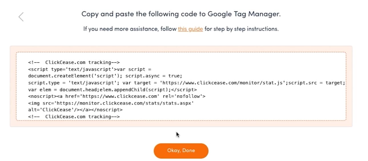 ClickCease tracking code