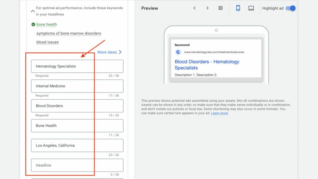 hematology headlines for campaign