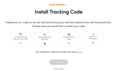 Implement ClickCease tracking code