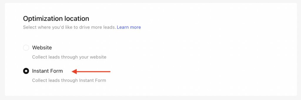 optimization location settings using instant for for tiktok