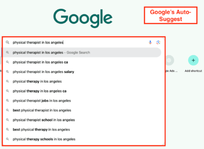 Google’s Auto-Suggest