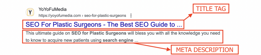 example of title tags and meta description for seo
