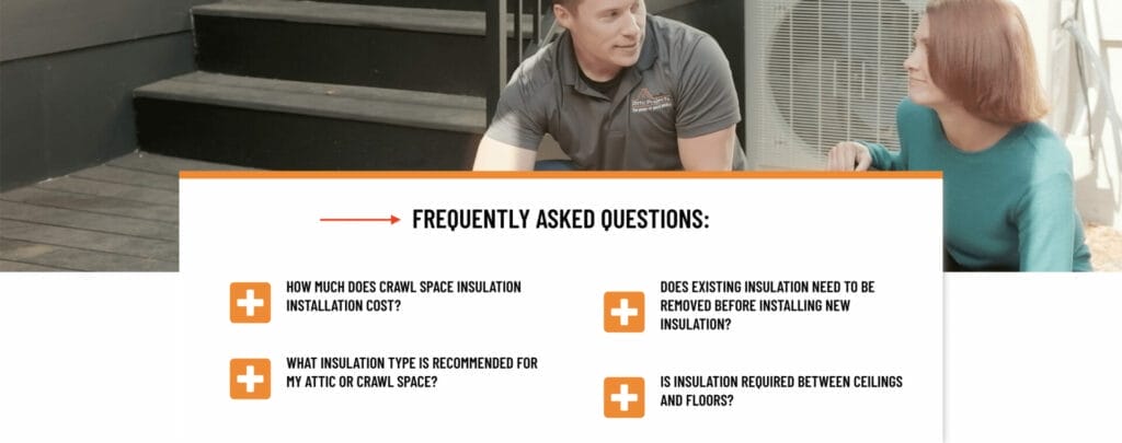 faqs section for insulation service