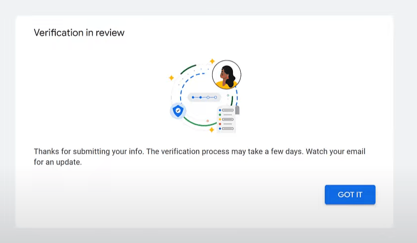 google ads advertiser verification in review